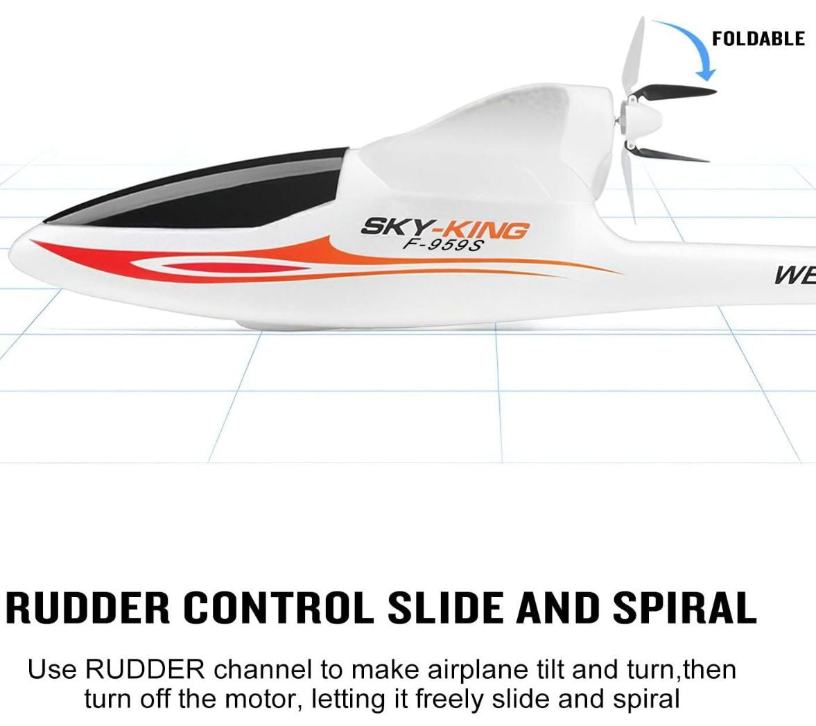 WLtoys Sky-King F959S 2.4GHz m/Gyro RTF