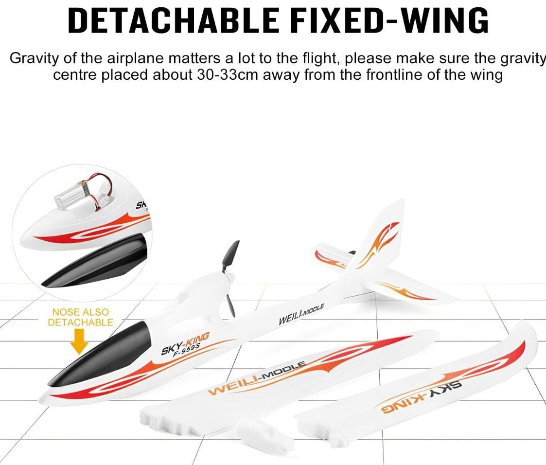 WLtoys Sky-King F959S 2.4GHz m/Gyro RTF