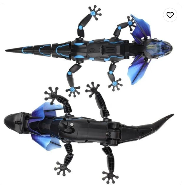 Fjernstyret firben med sensor og baskende vinger