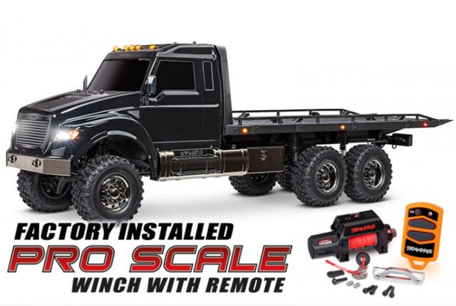 TRX-6 Ultimate RC Hauler 6x6 TQi Black - næsten 1 meter