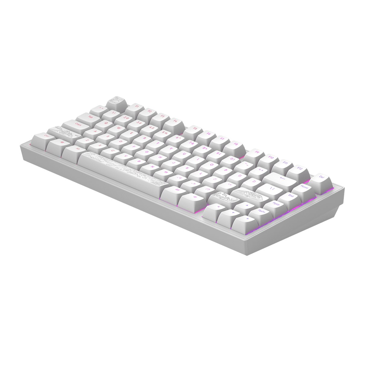 Dark Project ALU Terra Nostra R2 White - Wired Gaming Keyboard (ANSI)