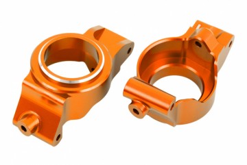 Traxxas 7832-ORNG Caster Blocks L+R (Pair) Alu Orange X-Maxx, XRT