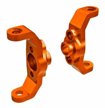 Traxxas 9733-ORNG Caster Blocks Alu Orange L+R (2) TRX-4M