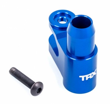 Traxxas 7747-BLUE Servo Horn Steering Alu Blue X-Maxx, XRT