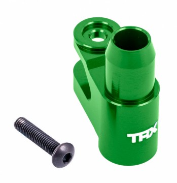 Traxxas 7747-GRN Servo Horn Steering Alu Green X-Maxx, XRT