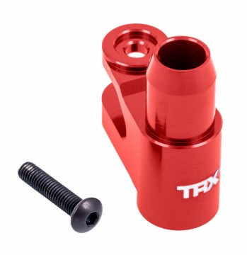 Traxxas 7747-RED Servo Horn Steering Alu Red X-Maxx, XRT
