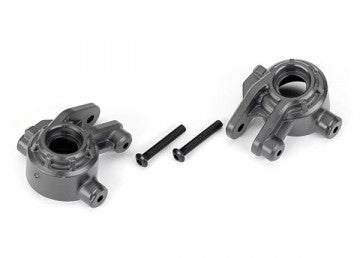 Traxxas 9037-GRAY Steering Blocks EHD Gray L+R