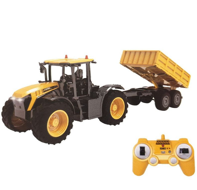 JCB Fastrac 4220 traktor med tipvogn