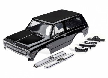 Traxxas 9131-BLK Body Chevy Blazer '69 Black Clipless Complete