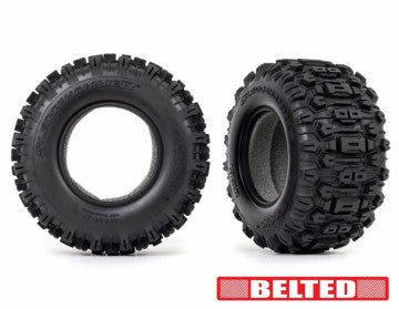 Traxxas 8975 Tires Sledgehammer Belted 2.8/3.6'' TSM (2) MAXX