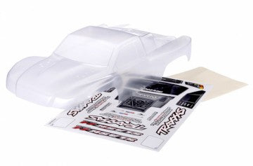 Traxxas 6965R Body Slash 4x4 Heavy Duty Clear (Prepared for Clipless Mounting))