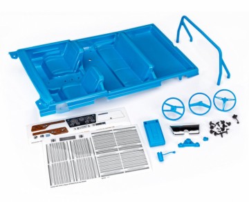 Traxxas 9114-BLUE Interior Chevy Blazer '69-72 Blue