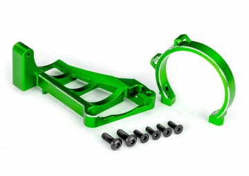 Traxxas 10262-GRN Motor Mounts Front & Rear Set Alu Green Maxx Slash