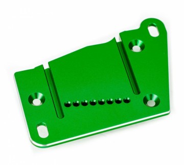 Traxxas 10263-GRN Motor Plate Alu Green Maxx Slash