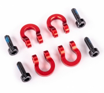 Traxxas 9734R D-Rings Aluminium (4) TRX-4M