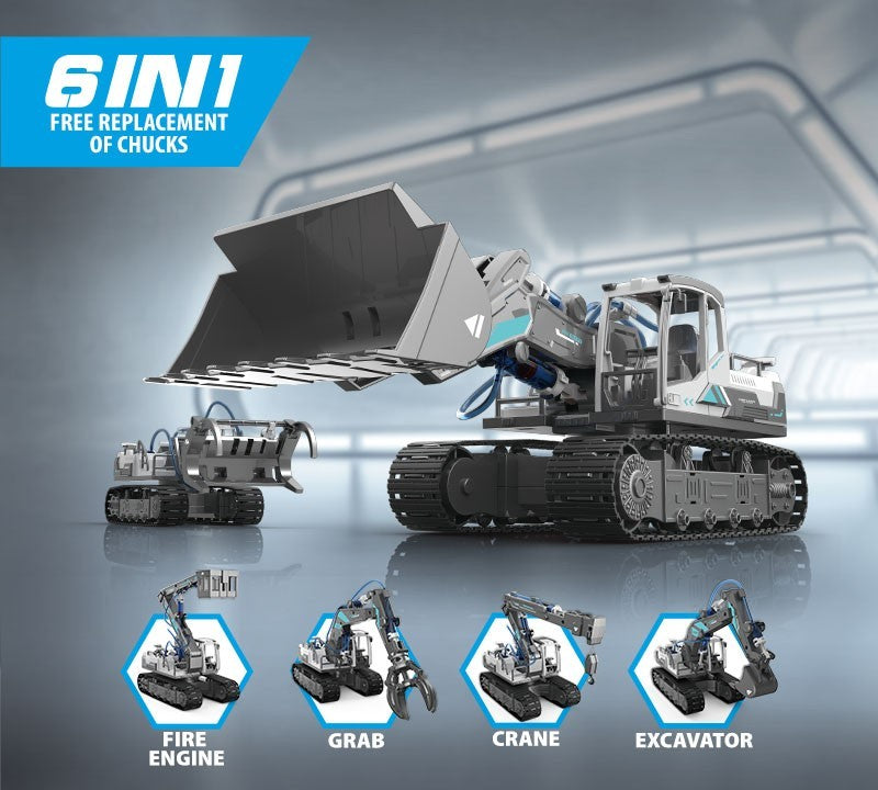 6-i-1 Hydraulisk Entreprenør Maskine