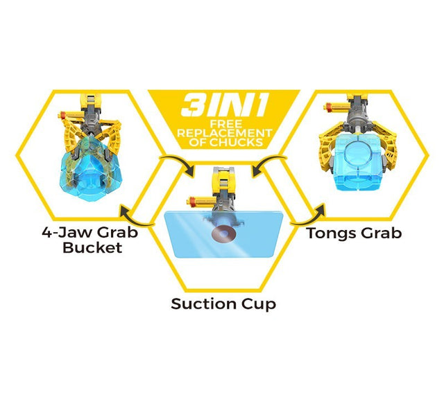 3 IN 1 HYDRAULISK ROBOT ARM