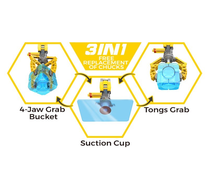 3 IN 1 HYDRAULISK ROBOT ARM