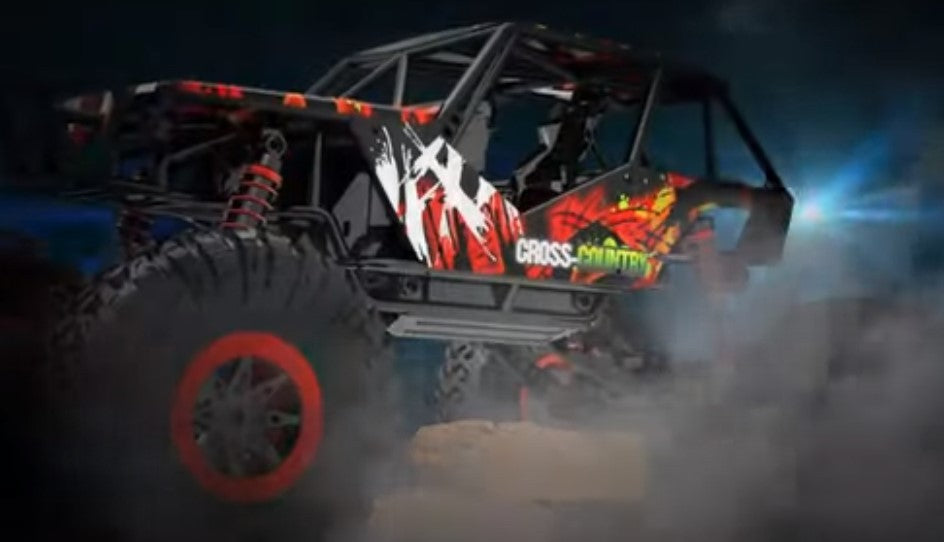 DEMO - Crazy Crawler 1:10 - stor Fjernstyret off-roader m. LYS