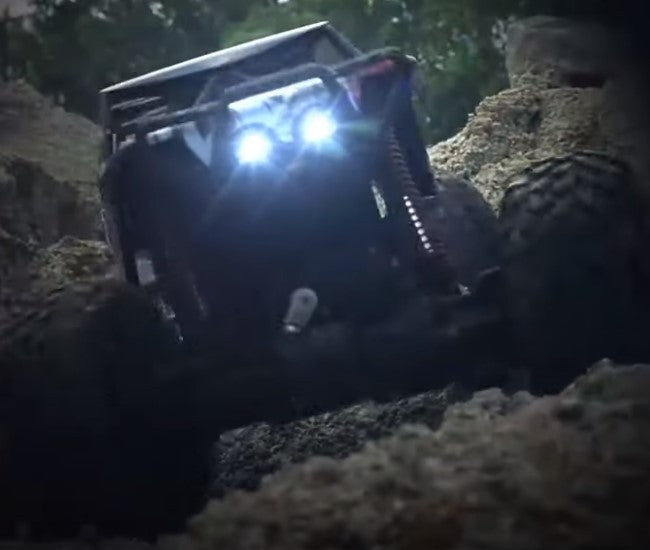 DEMO - Crazy Crawler 1:10 - stor Fjernstyret off-roader m. LYS