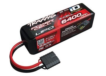 Traxxas 2857X Li-Po Battery 3S 11,1V 6400mAh 25C iD-connector -demo