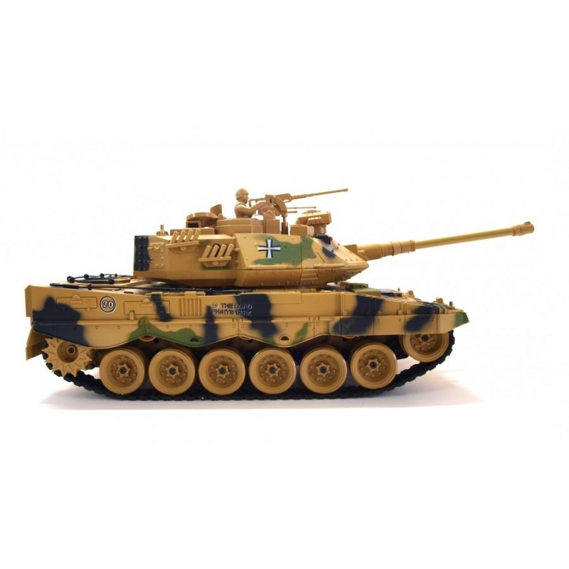 Stor detaljeret fjernstyret Leopard-2 tank