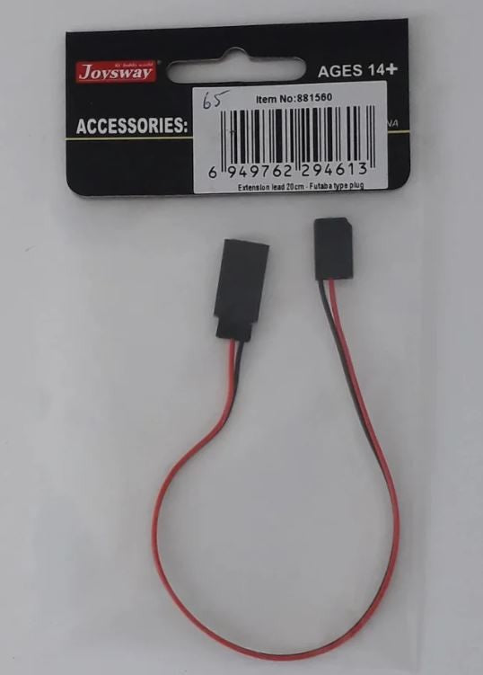Extension lead 20cm - Futaba type plug