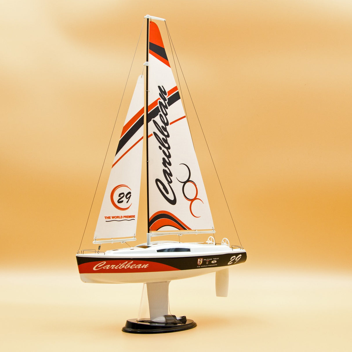 Demo Mini sejlbåd RETURVARE - Caribbean MK2 Sailboat RTR 2.4G 8802
