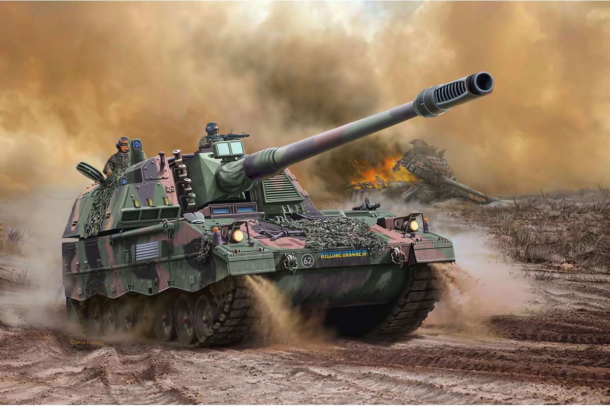 Model Set Panzerhaubitze 2000, 1:72