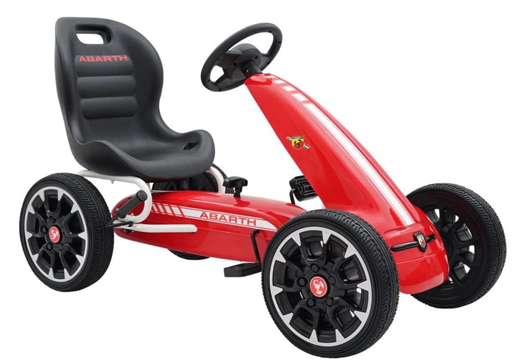 Abarth Gokart med pedaler og gummidæk