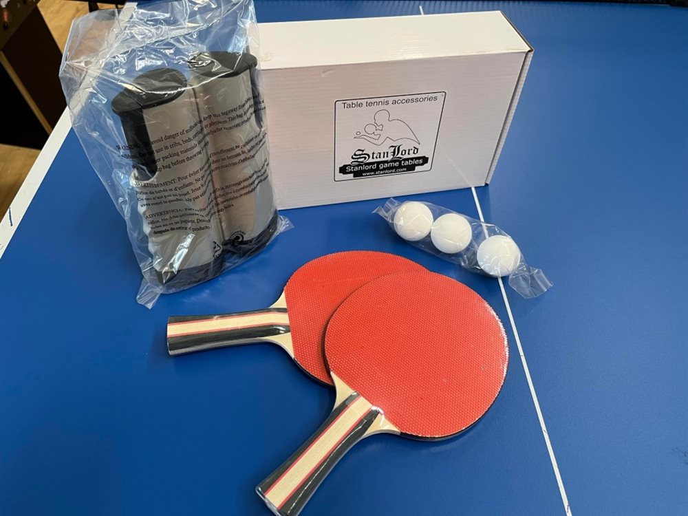 Stanlord 2 Ketchere inkl. net og 3 bordtennisbolde