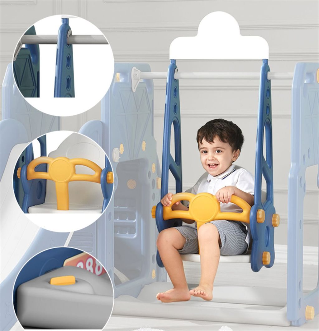 Elitetoys Kids Zone Aktivitetslastbil med rutsjebane og gynge