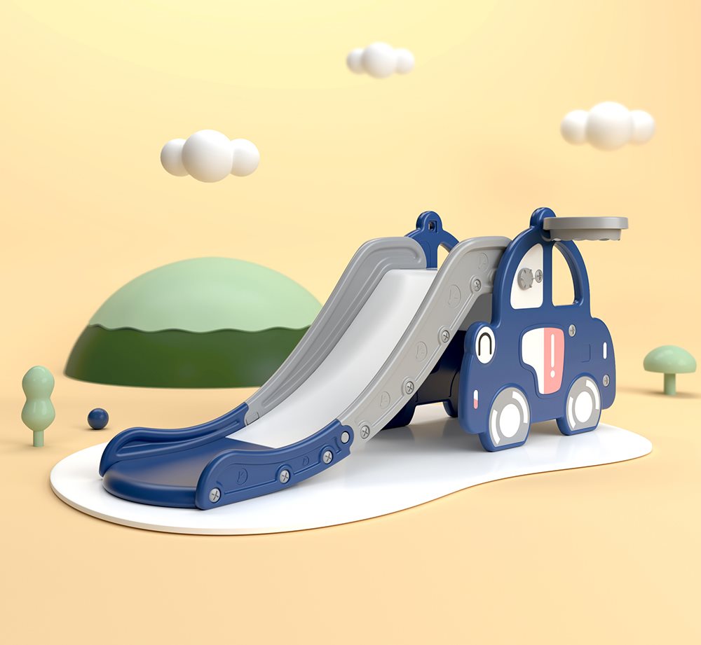 Elitetoys Kids Zone Rutsjebane med Basketkurv –