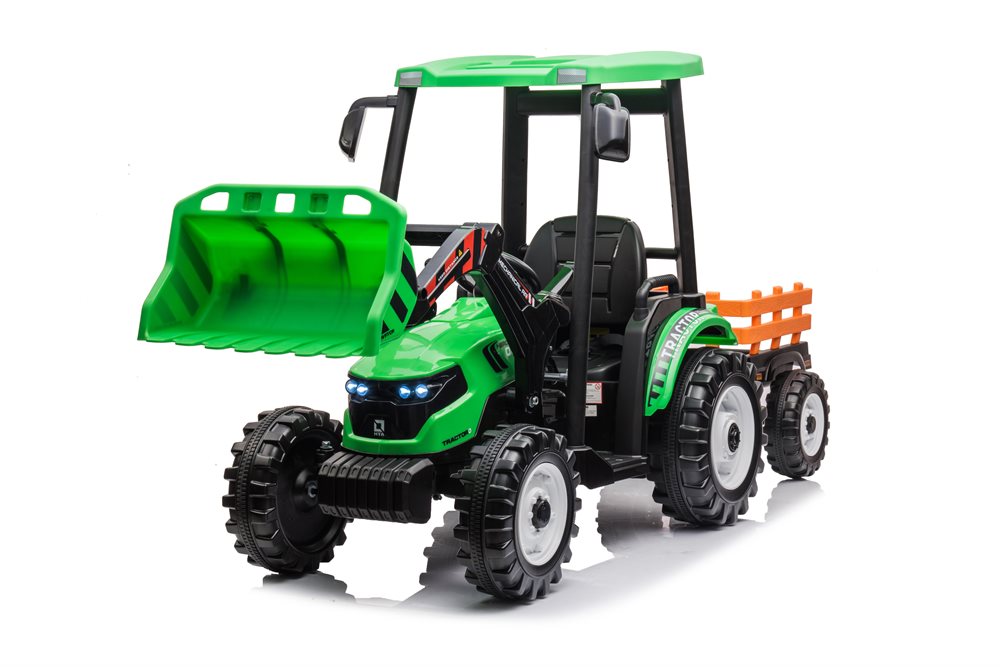 Azeno Farmer Excavator 24V Traktor med trailer