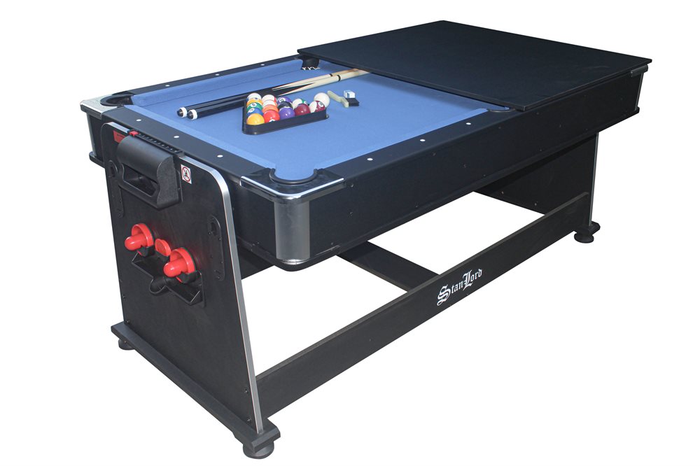 Stanlord Lucca 6" Multibord – Billard, Airhockey og Bordtennis