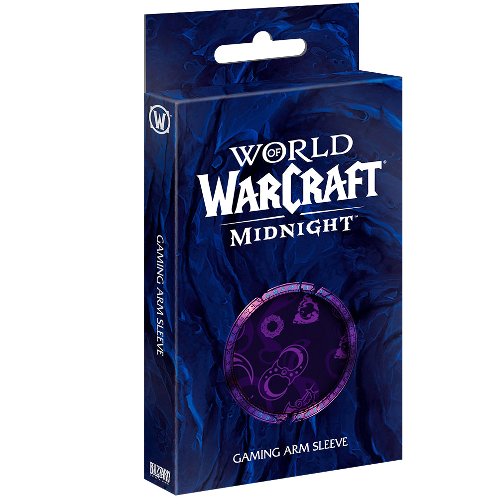 World of Warcraft Midnight – Gaming Arm Sleeve Limited Edition – Black&Purple, XL