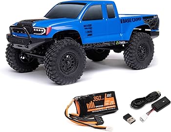 1/24 SCX24 Base Camp 4X4 RTR Brushed Rock Crawler (Battery & Charger Included)