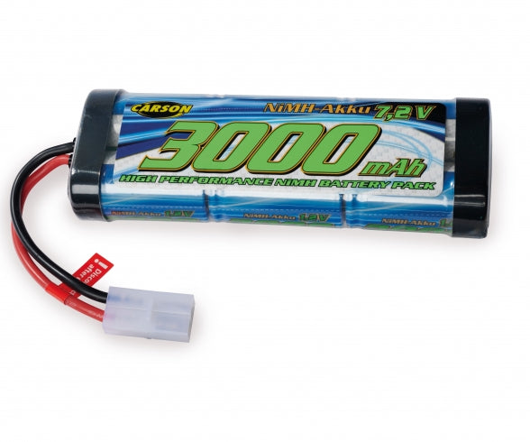 7.2V 5000mAh Ni-MH Power Accu met Tamiya Plug Compatibel met RC Panzer o.a. 3818, 3819, 3839, 3848, 3888, boten, auto's, voertuigen en andere modellen, reserveaccu