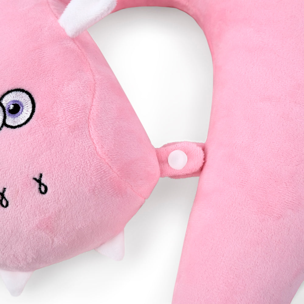 Headrest pillow WP MERCHANDISE Dragon Lily, pink, 35 cm