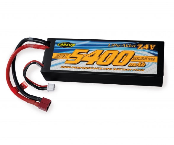 7,4V/5400mAh 60C LiPo Battery T-Pl. HC