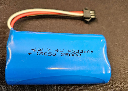 7,4V "4500mAh" Li-ion batteri med SM-3P stik
