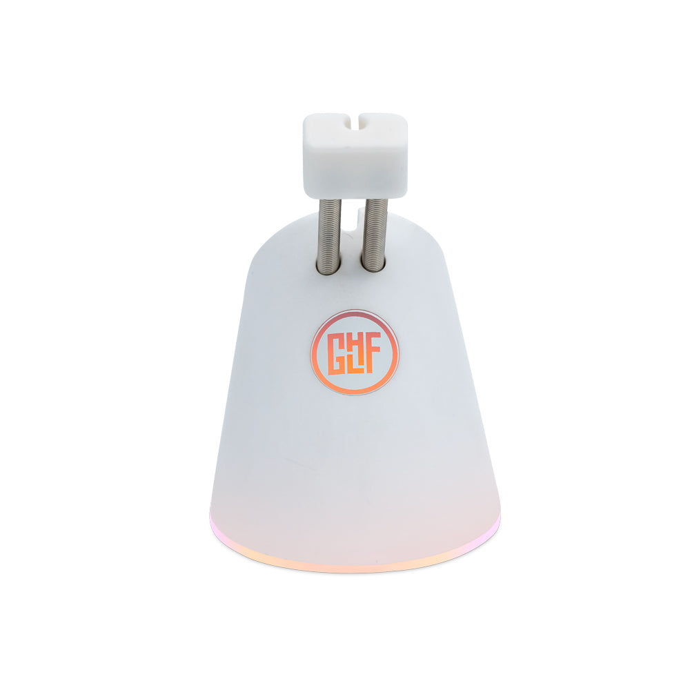 FragON - Citadel RGB Mouse Bungee with 8 colorful clips, White