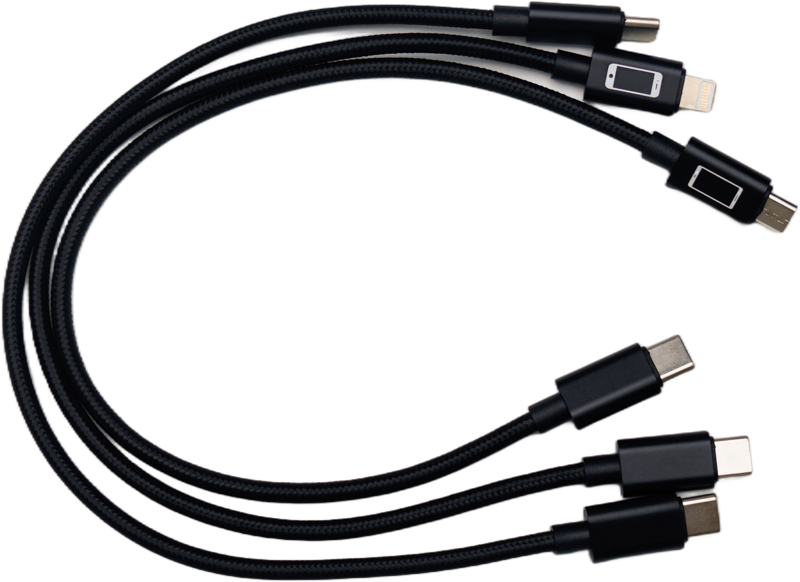RC3 Cable kit (Type-C-Micro, Type-C-Type-C, Type-C-lightning.)