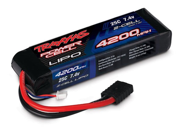 Traxxas 2867 4200mAh 7.4v 2-cell 25C LiPO Battery