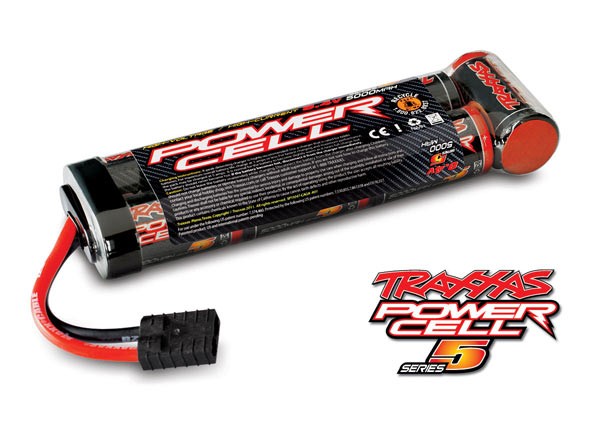 Traxxas 2960 Battery, Series 5 Power Cell, 5000mAh (NiMH, 7-C flat, 8.4V)