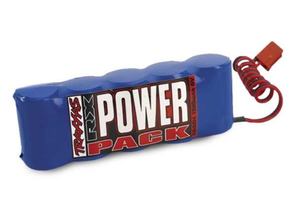 Traxxas 3036 Battery, RX Power Pack (5-cell flat style, GP cells, NiMH, 1600mAh)