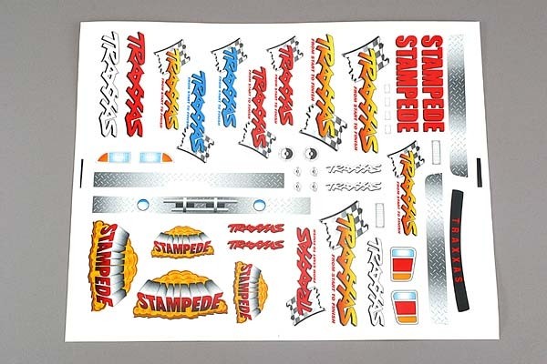 Traxxas 3613 Stampede decal sheet