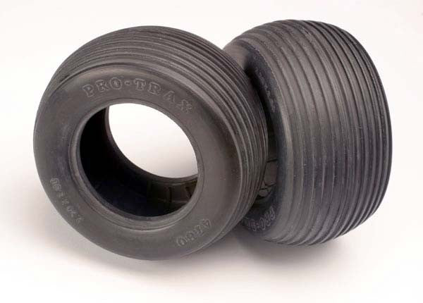 Traxxas 4780 Tires, Pro-Trax ribbed 2.2" (front) (2)
