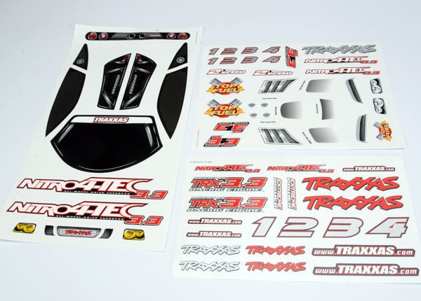 Traxxas 4813X Decal sheet, Nitro 4-Tec 3.3
