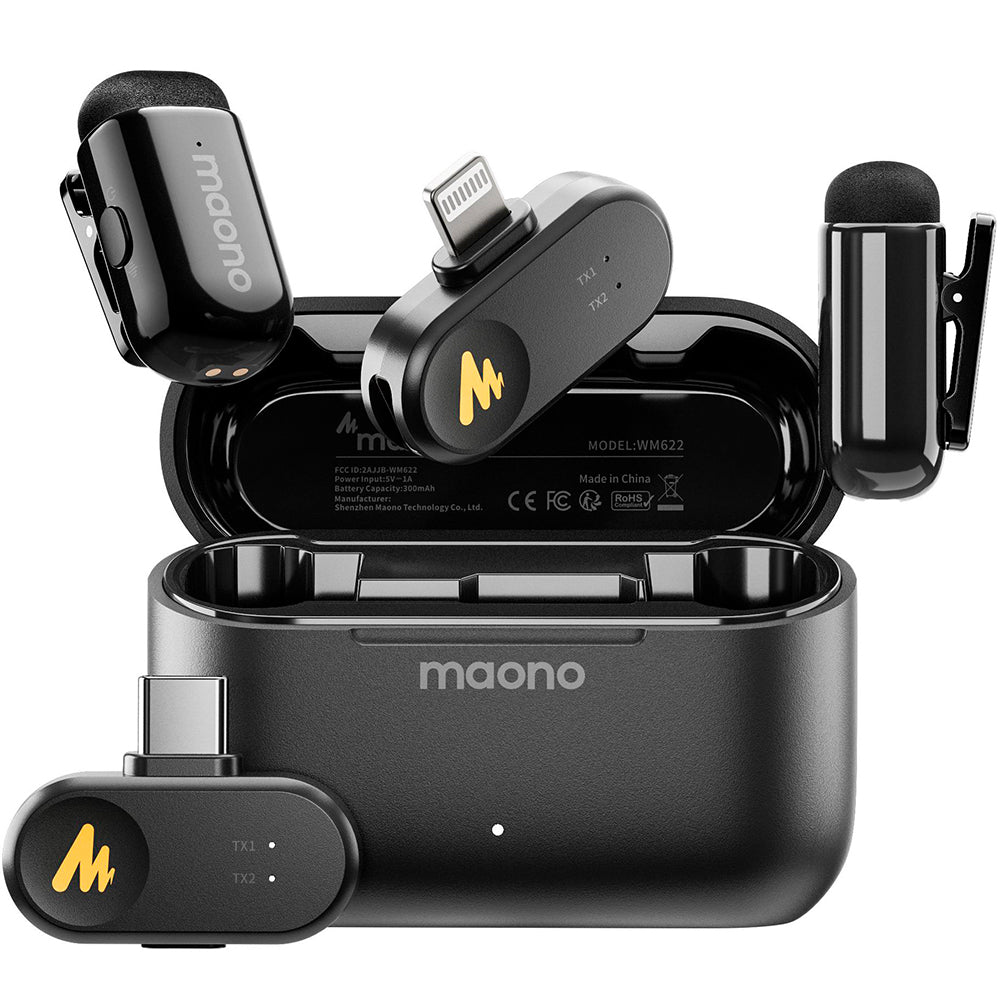 MAONO WM622 PBC2 Wireless Mic System